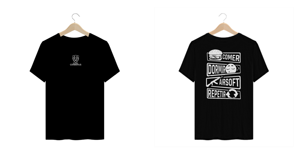 Nome do produto: Camiseta T-Shirt Plus Size - Rotina Airsoft
