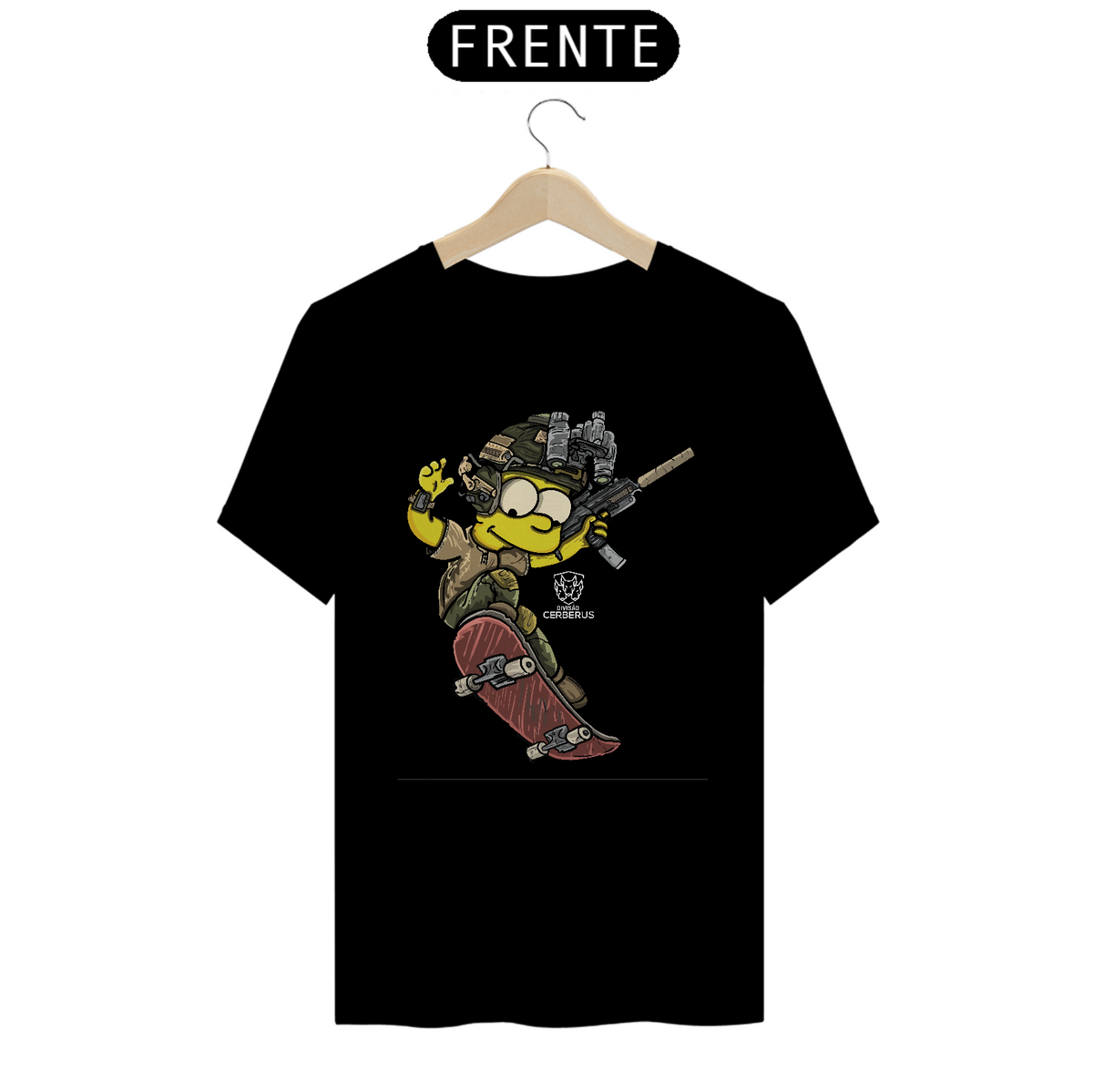 Nome do produto: Camiseta T-Shirt - Bart Tatico