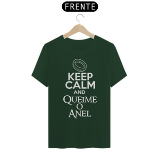 Nome do produtoCamiseta T-Shirt Classic - Keep Calm and Queime o Anel