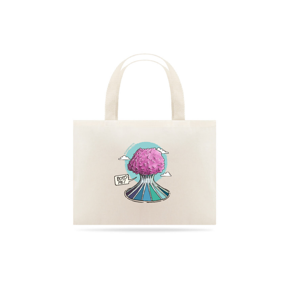 Nome do produto: Ecobag Catedral Rosa