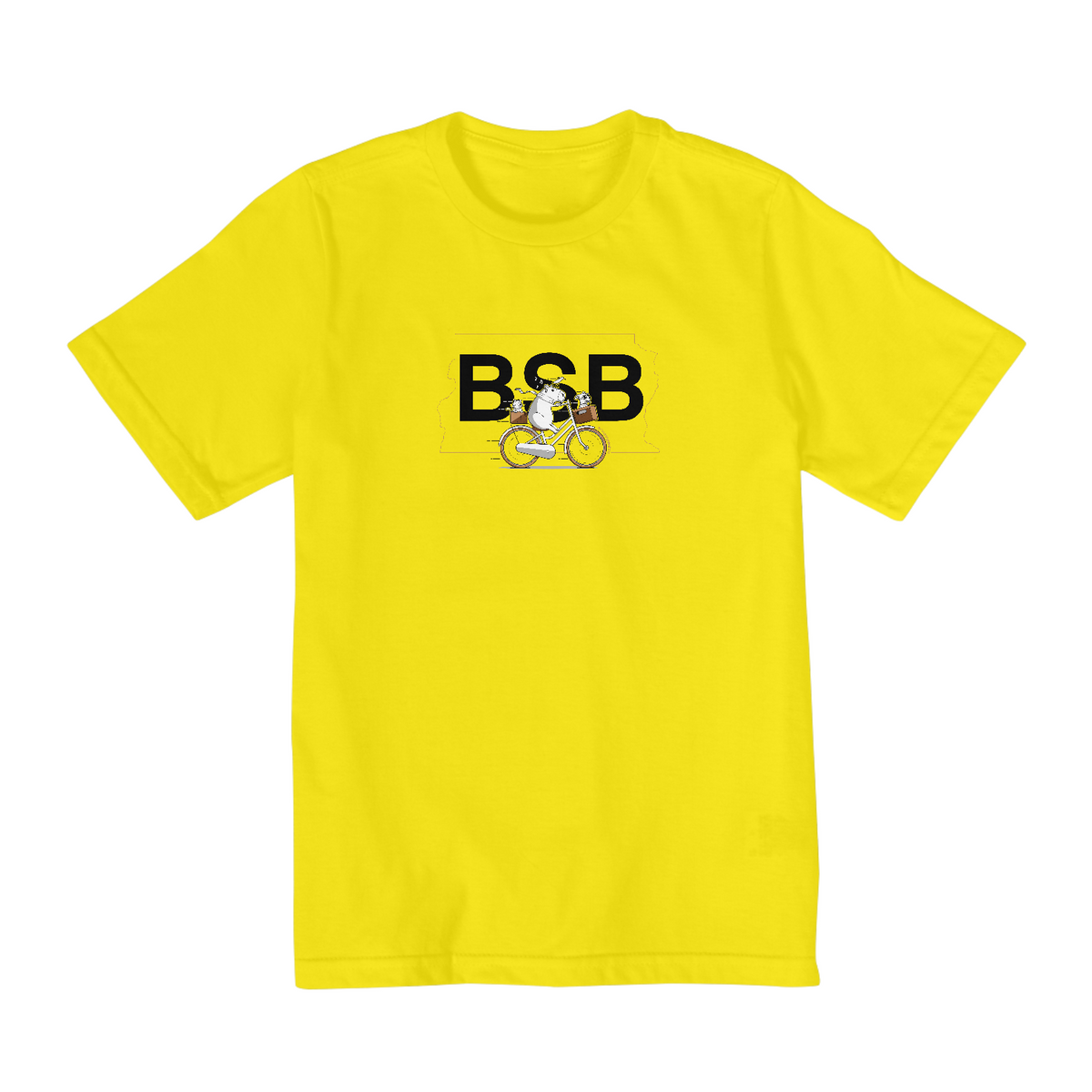 Nome do produto: Camiseta Capivara BSB - 2 a 8 anos