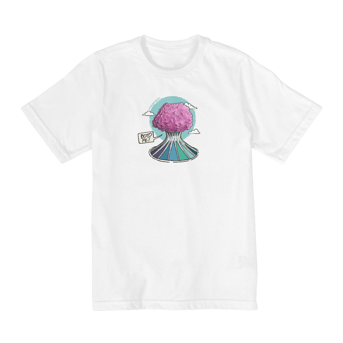 Nome do produto: Camiseta Catedral Rosa - 2 a 8 anos