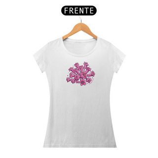 Nome do produtoCamiseta Baby long – Ipê Rosa