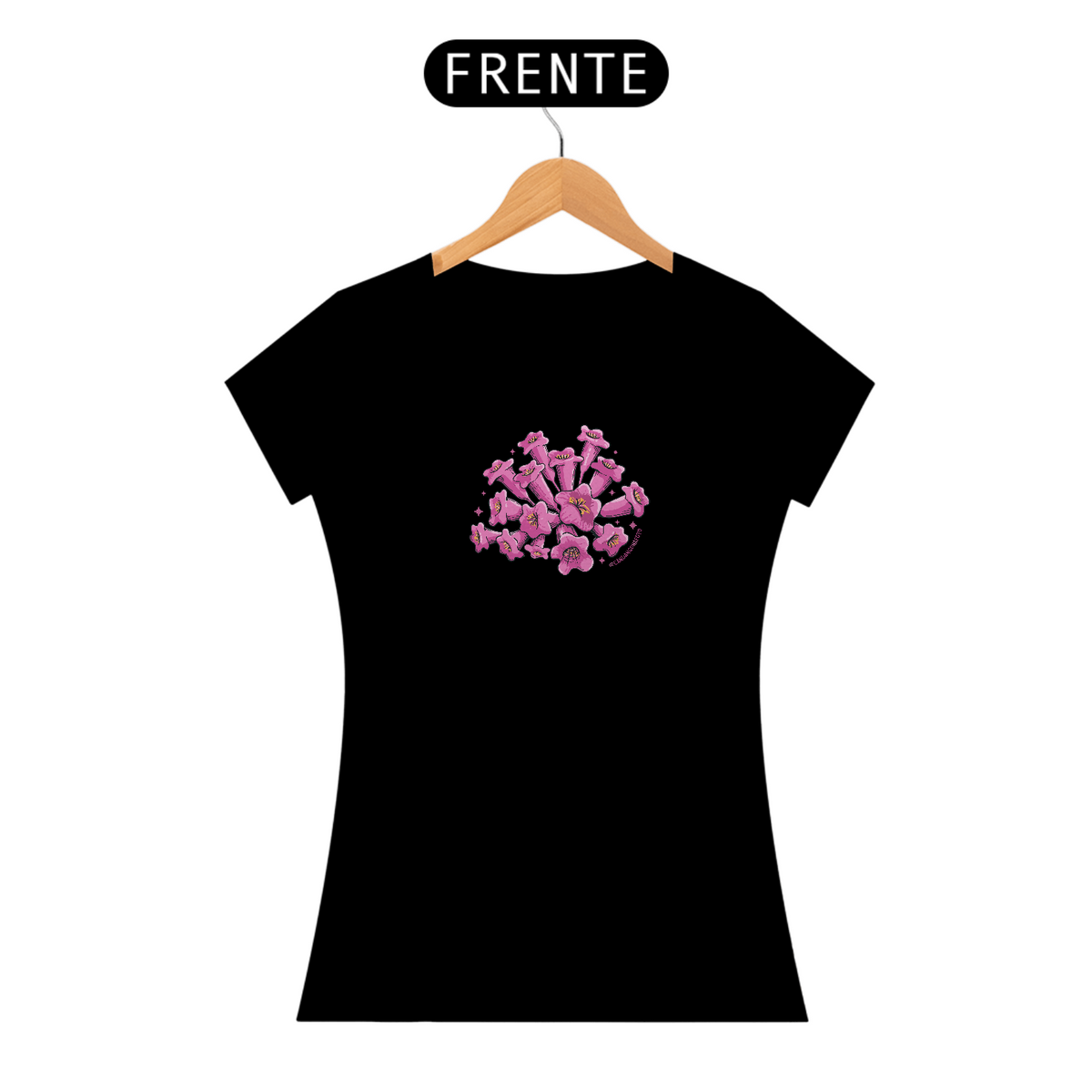 Nome do produto: Camiseta Ipê Rosa