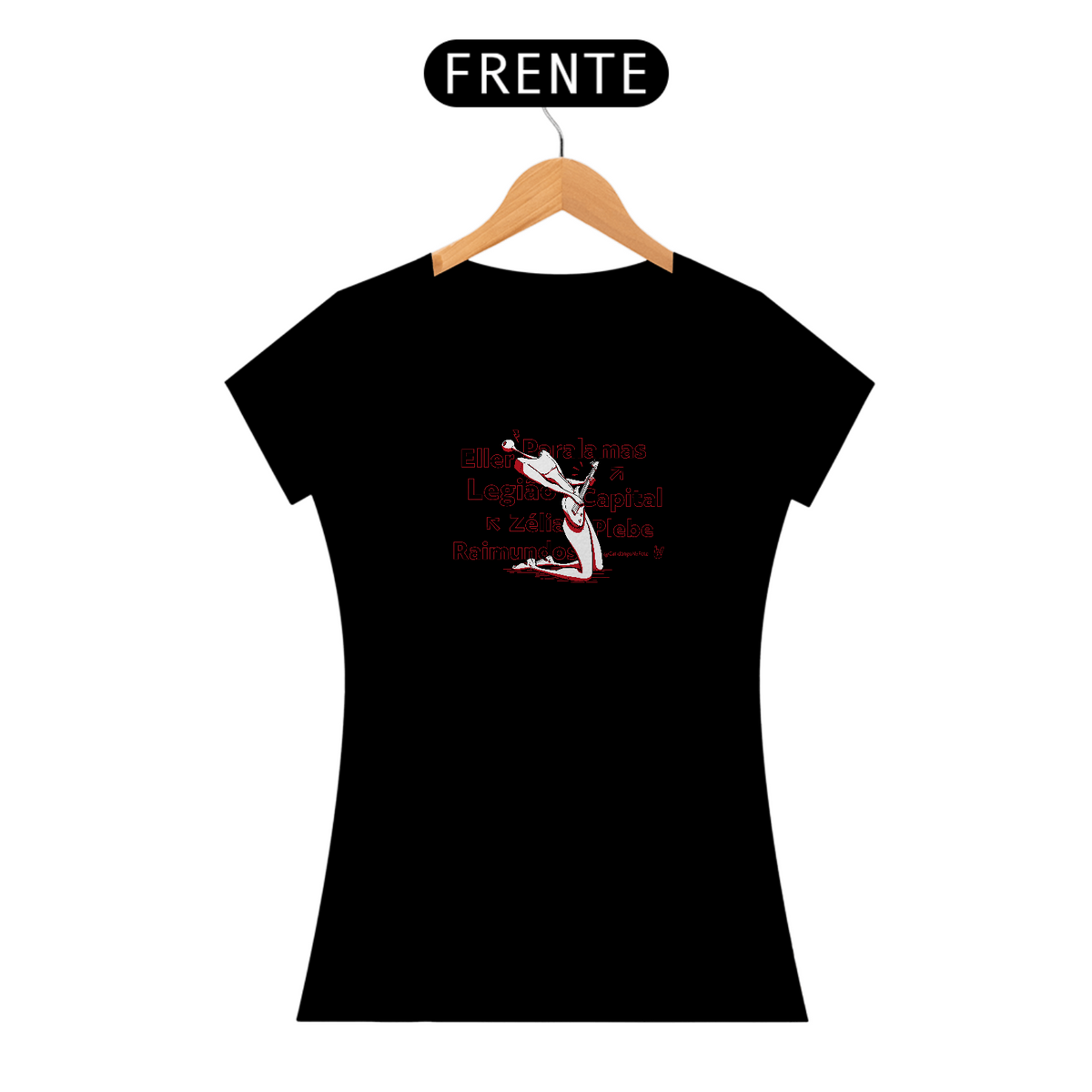 Nome do produto: Camiseta Capital do Rock - vermelho