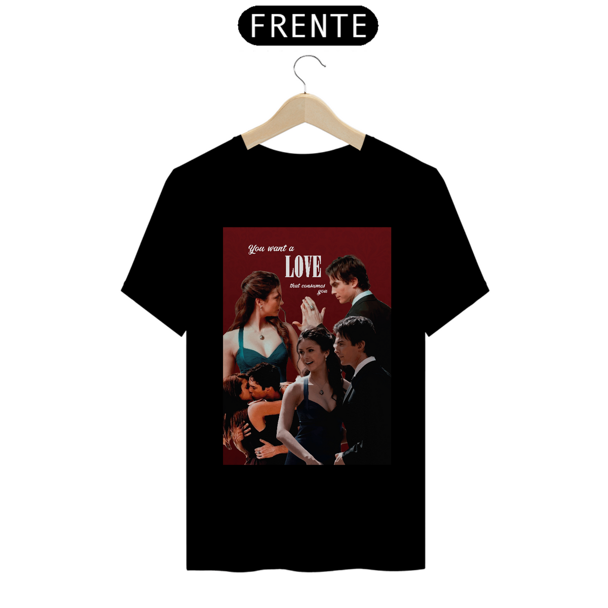 Nome do produto: Camiseta Delena - Coleção The Vampire Diaries