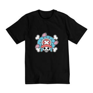 Camiseta Infantil Bandeira Chopper - Coleção One Piece