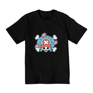 Camiseta Juvenil Bandeira Chopper - Coleção One Piece