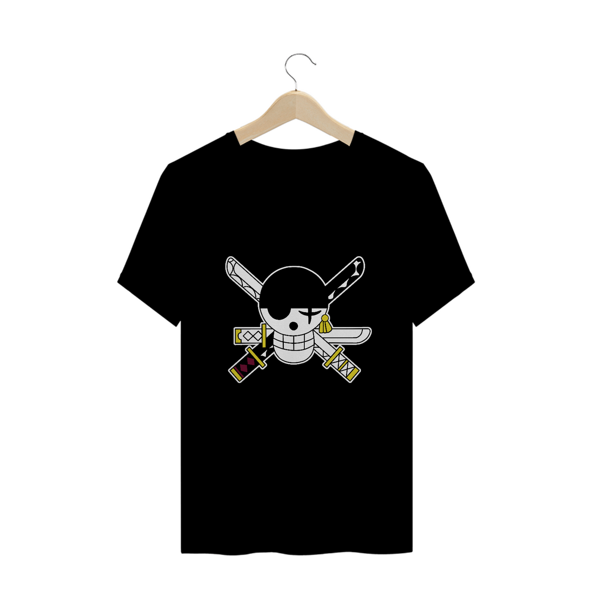 Nome do produto: Camiseta Plus Bandeira Zoro - Coleção One Piece