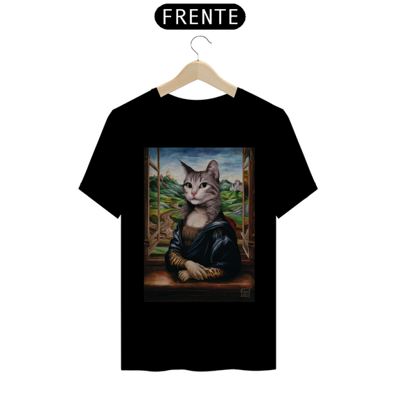 Camiseta Monalisa gato 
