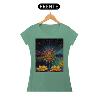 Nome do produtoColeção Mandalas 02<br>T-Shirt Feminina Estonada