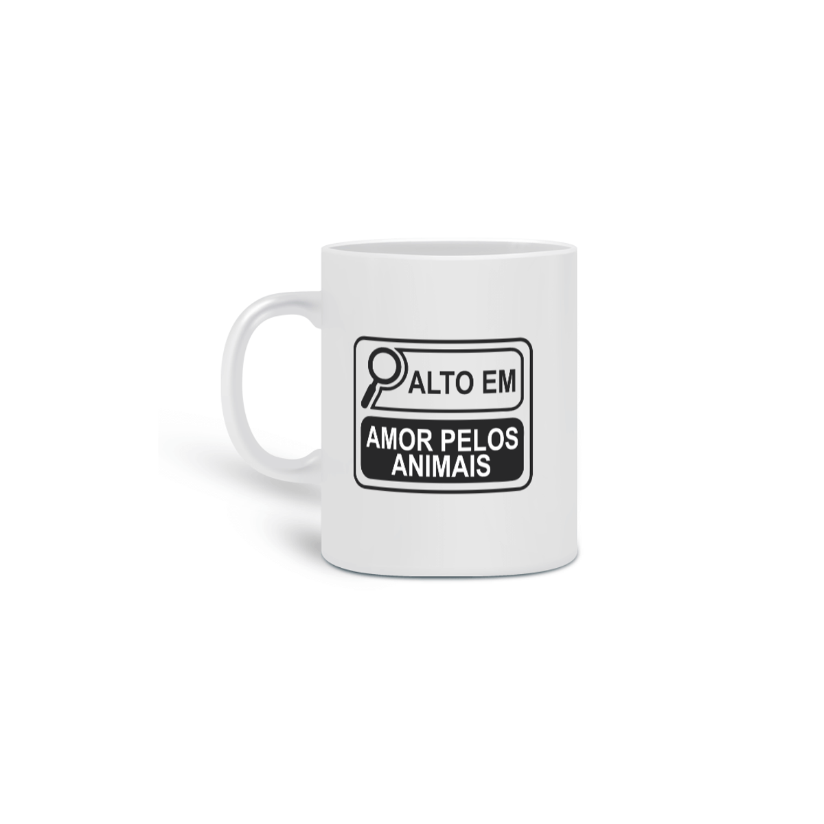 Nome do produto: Caneca Alto em Amor pelos Animais