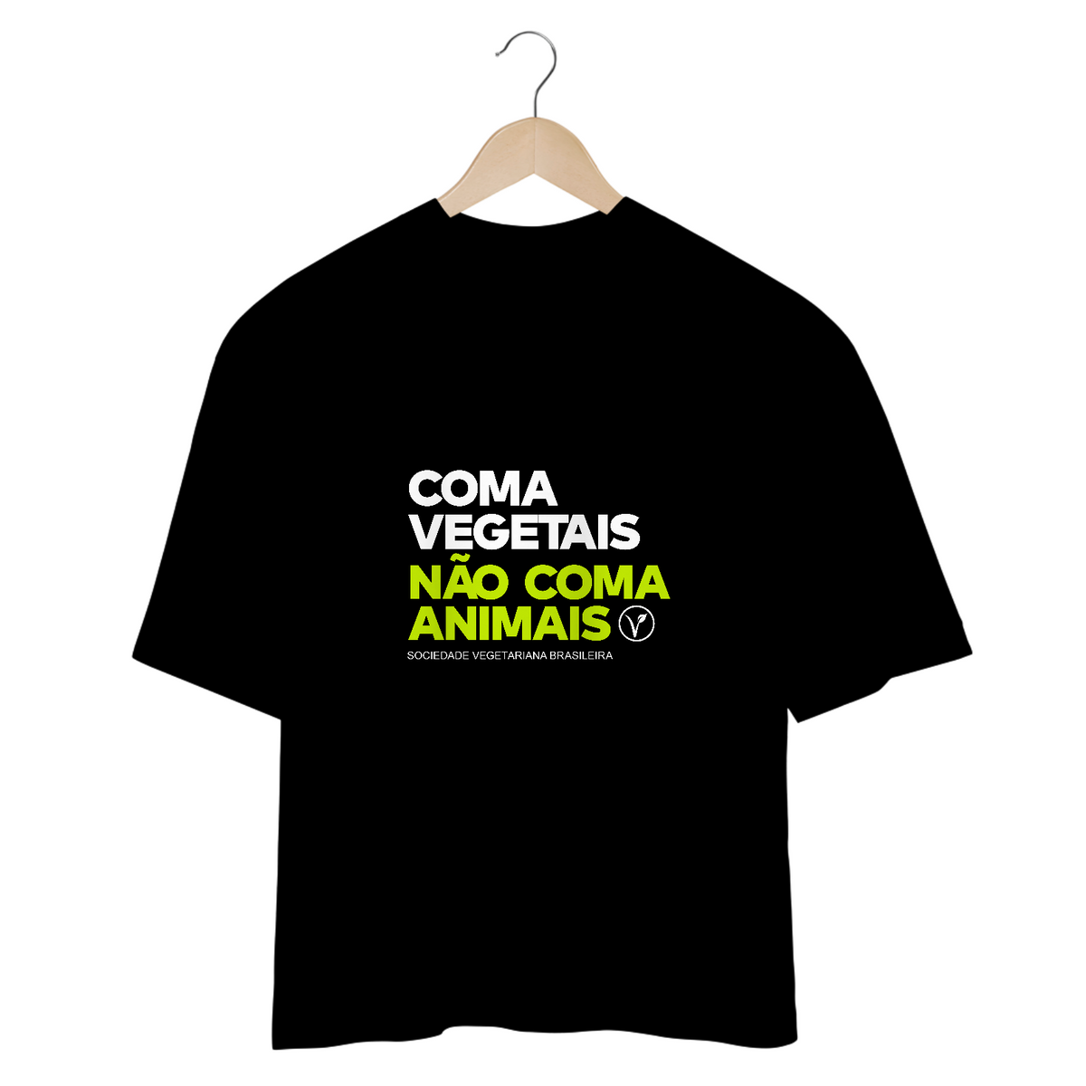 Nome do produto: Camiseta Oversized Coma vegetais