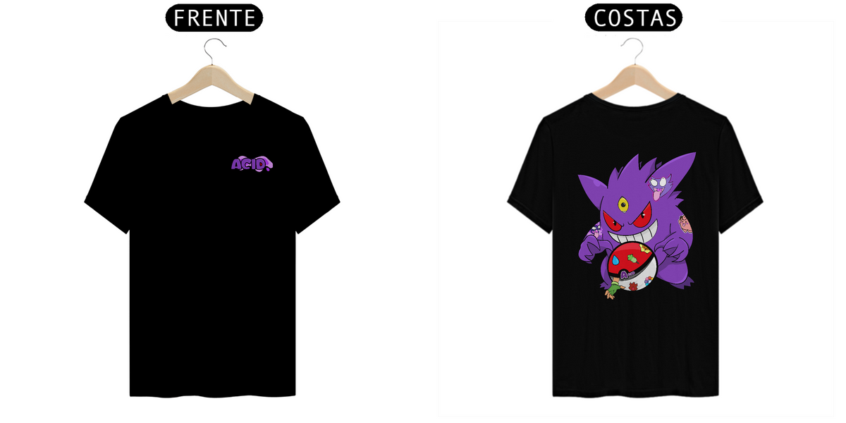 Nome do produto: Gengar - Frente e Costas