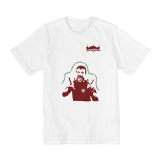 Camiseta Infantil Fernando Diniz - Estampa grená