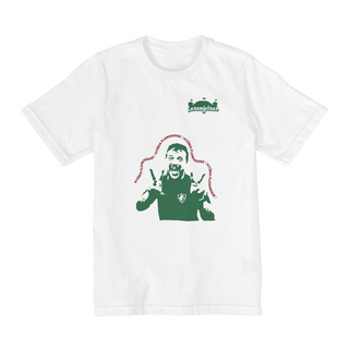 Camiseta Infantil Fernando Diniz - Estampa verde