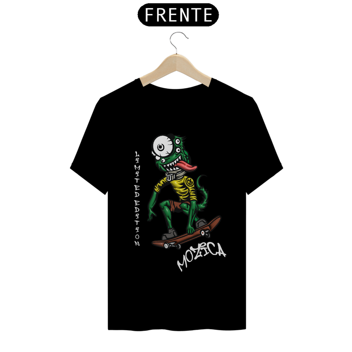 Nome do produto: T-Shirt Prime Alien Skateboard (Edição Limitada)