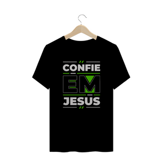 Nome do produtoCamisa Confie em Jesus - Plus Size Unisex 