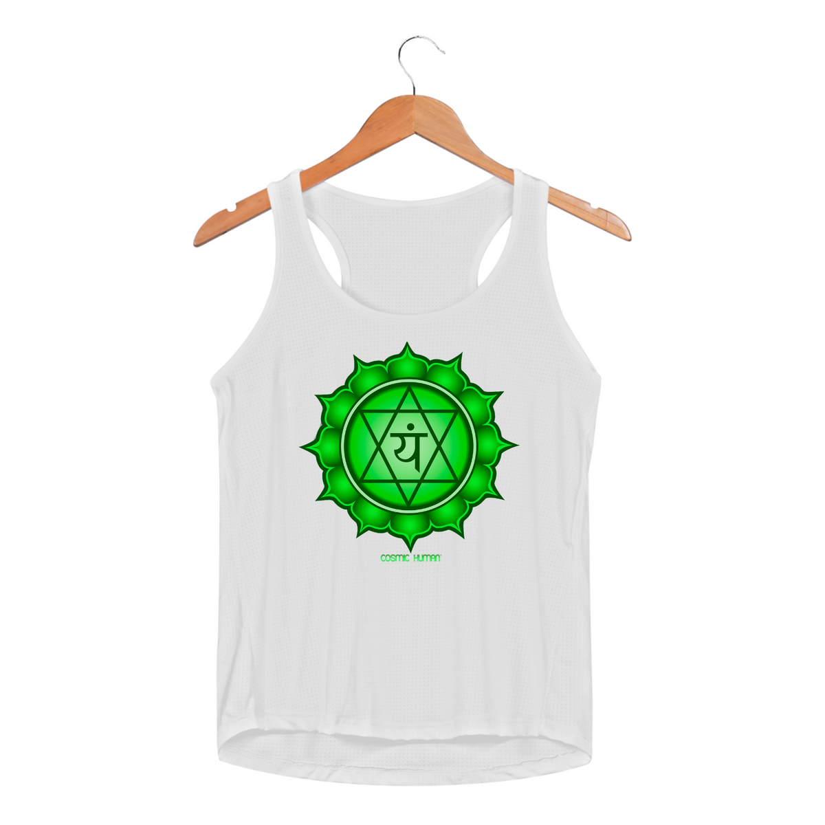 Nome do produto: Chakra Cardíaco Anahata - Regata Fem Sport Dry UV