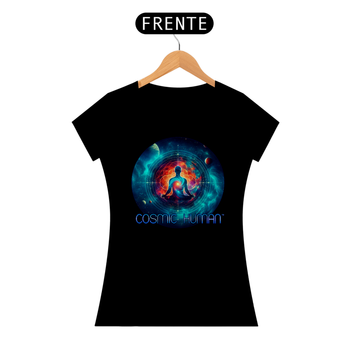 Nome do produto: Cosmic Human Logo - Baby Look