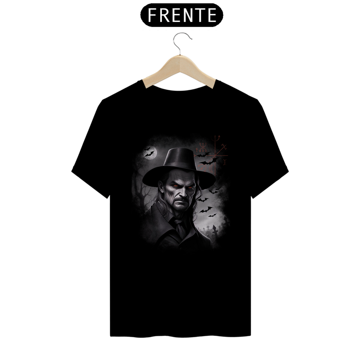 Nome do produto: Camiseta Exu Morcego