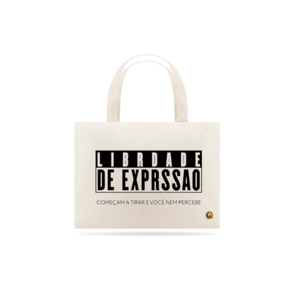 ECO BAG LIBERDADE DE EXPRESSÃO