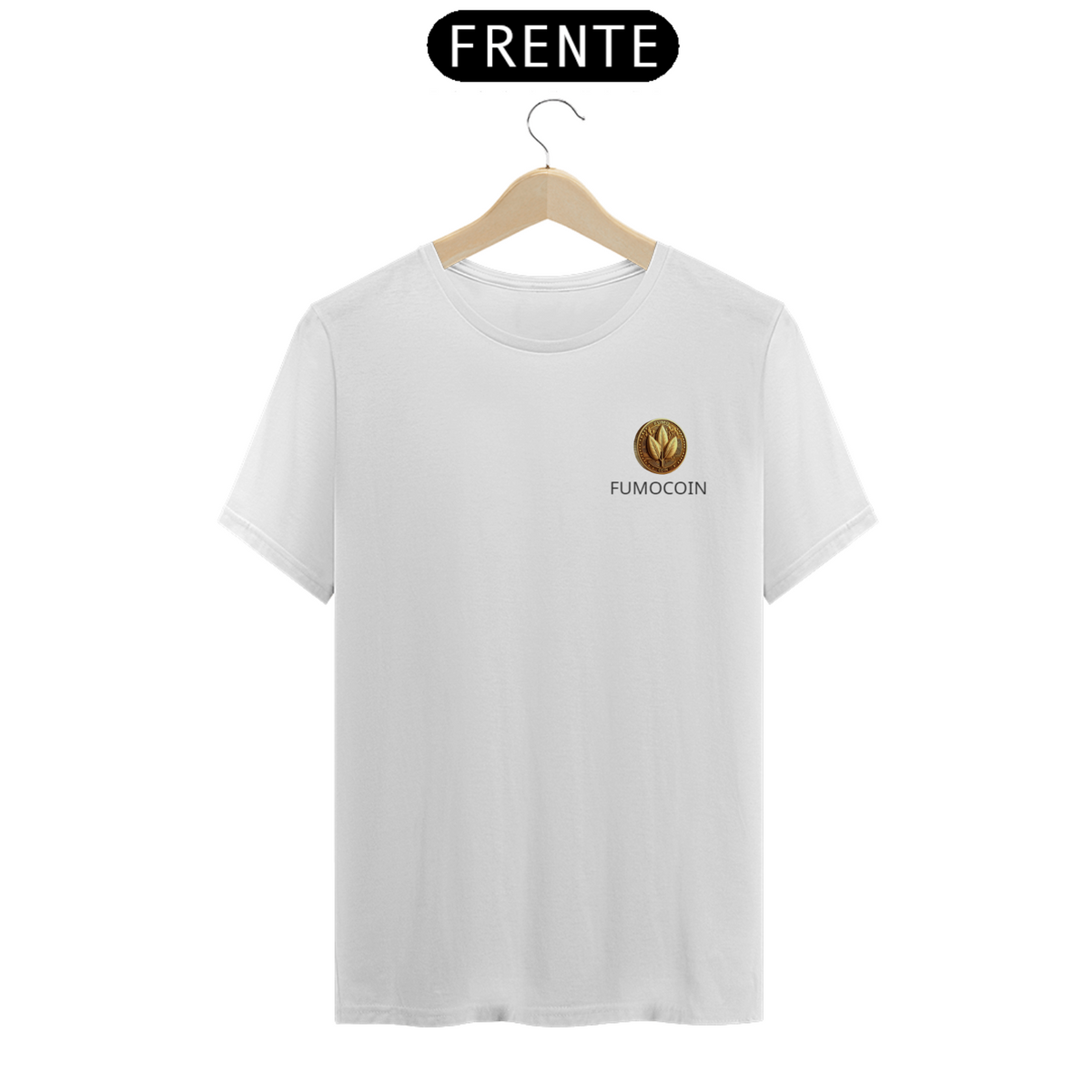 Nome do produto: T-SHIRT FUMOCOIN OFICIAL C/ NOME