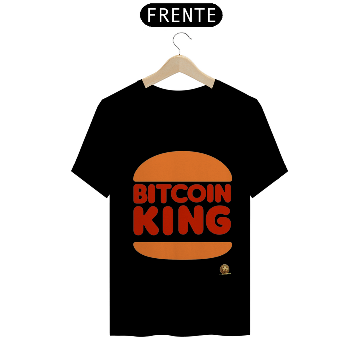 Nome do produto: T-SHIRT BITCOIN REI