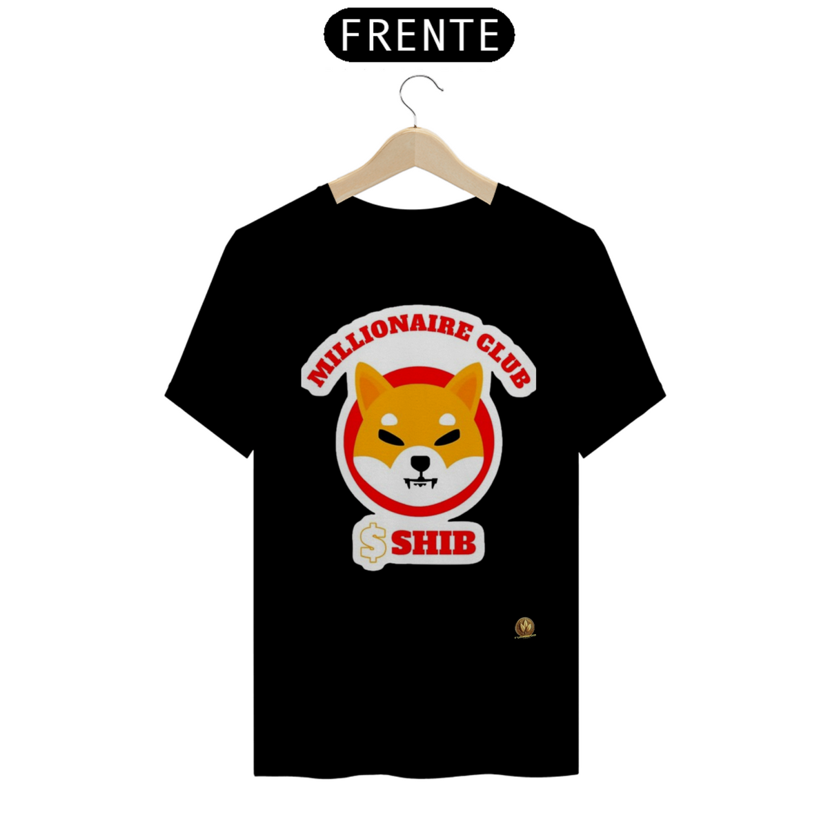 Nome do produto: T-SHIRT CLUBE MILIONARIO SHIBA