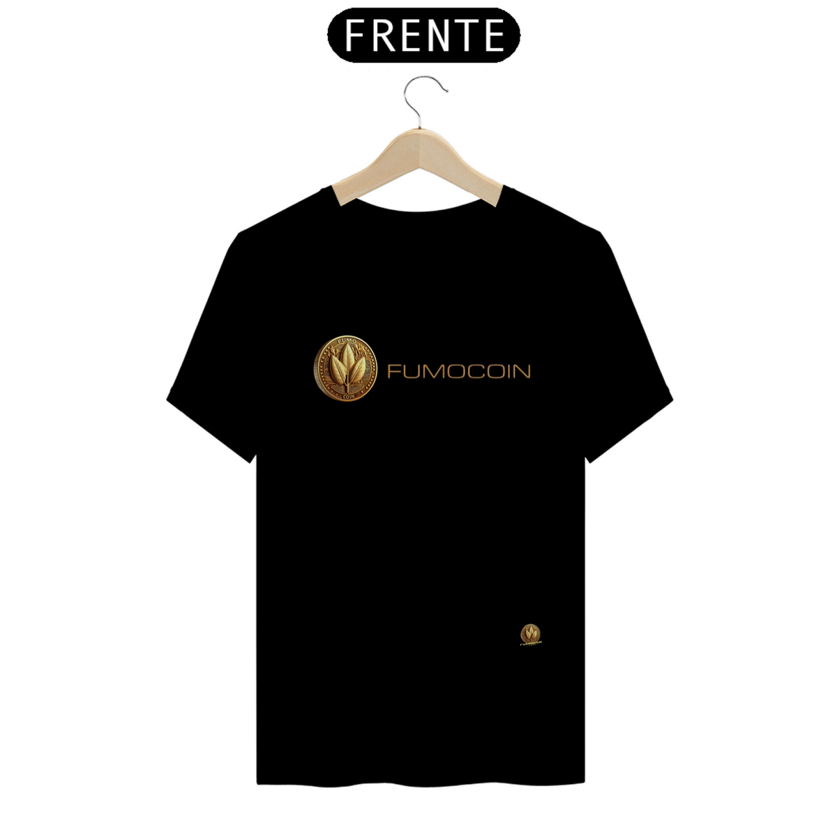 Nome do produto: T-SHIRT FUMOCOIN OFICIAL