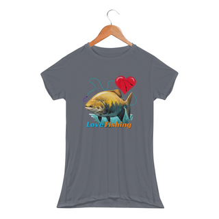 Nome do produtoCamiseta Baby Long Sport Dry UV (Fem) - Love Fishing Tambaqui