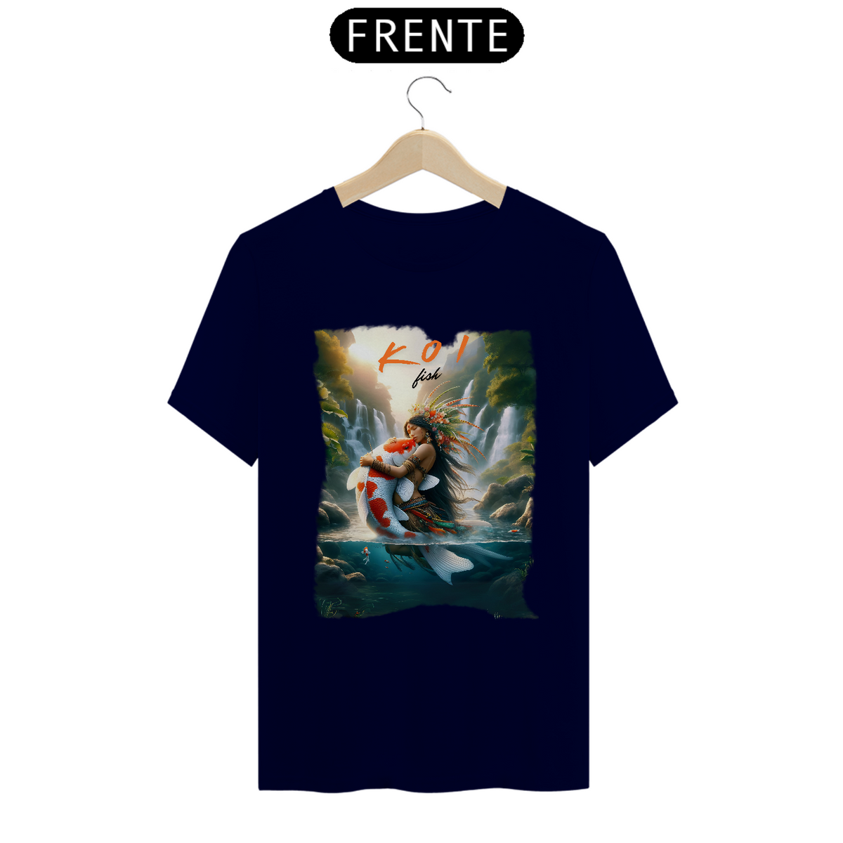 Nome do produto: Camiseta T-shirt Quality - Koi Fish