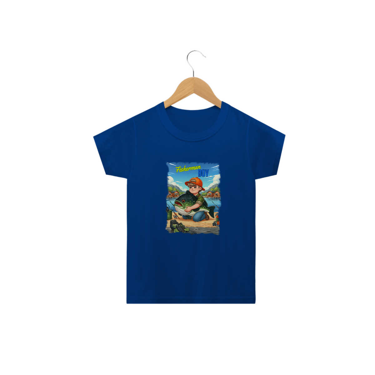 Nome do produto: Camiseta Classic Infantil - Fisherman Boy