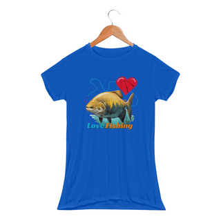 Nome do produtoCamiseta Baby Long Sport Dry UV (Fem) - Love Fishing Tambaqui