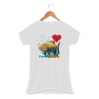 Nome do produtoCamiseta Baby Long Sport Dry UV (Fem) - Love Fishing Tambaqui