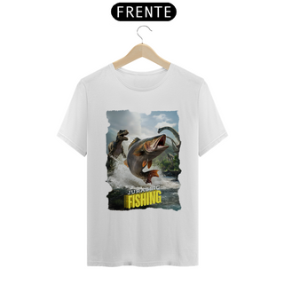 Nome do produtoCamiseta T-shirt Quality - Jurassic Fishing