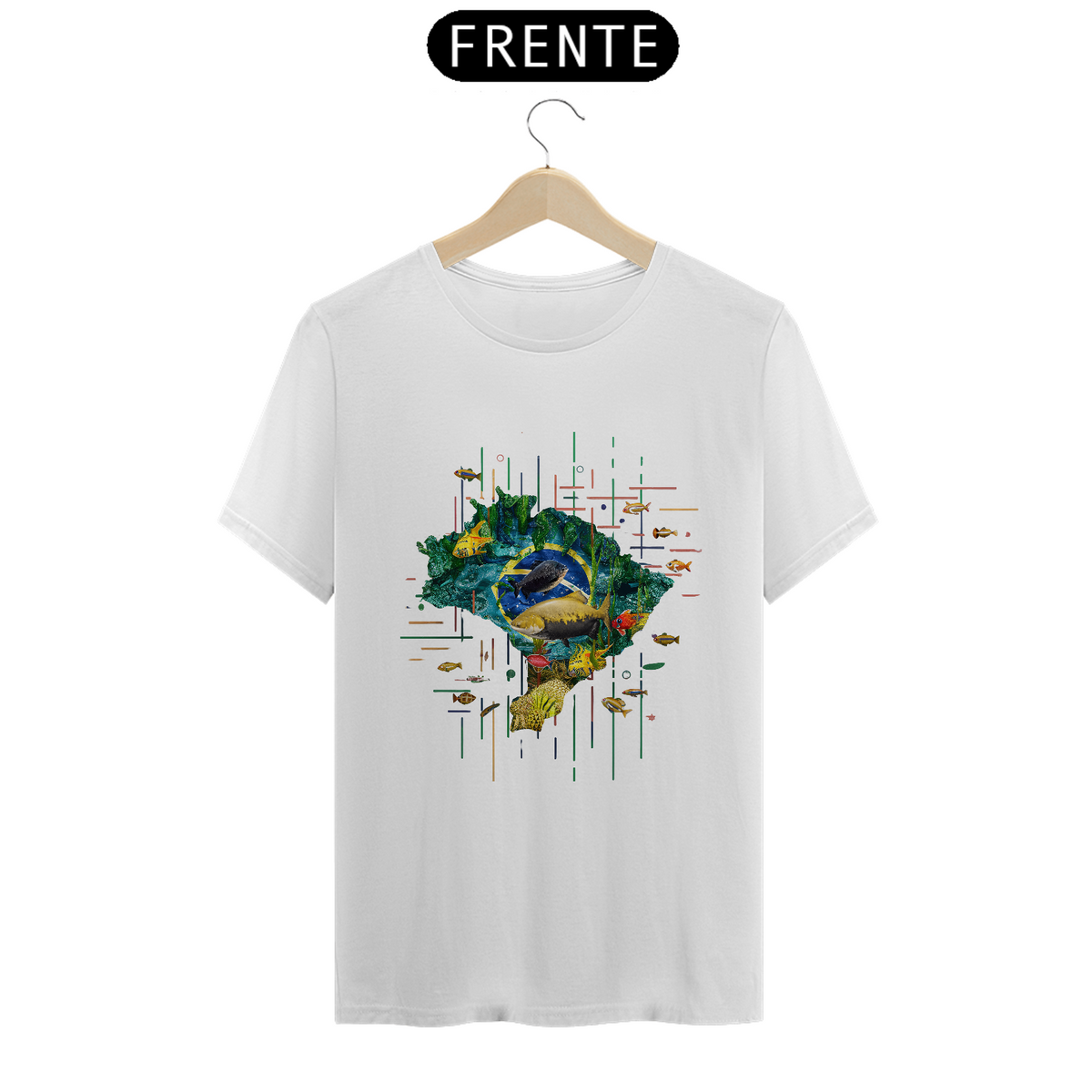 Nome do produto: Camiseta T-shirt Quality - Tambaqui Brasil