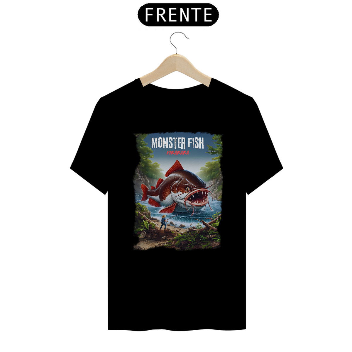 Nome do produto: Camiseta T-shirt Quality - Pirarara Monster Fish