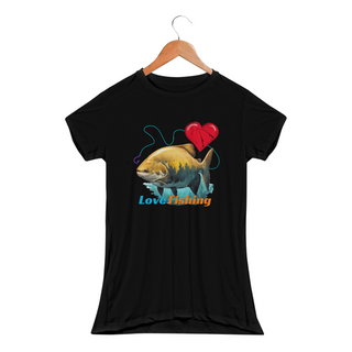 Nome do produtoCamiseta Baby Long Sport Dry UV (Fem) - Love Fishing Tambaqui