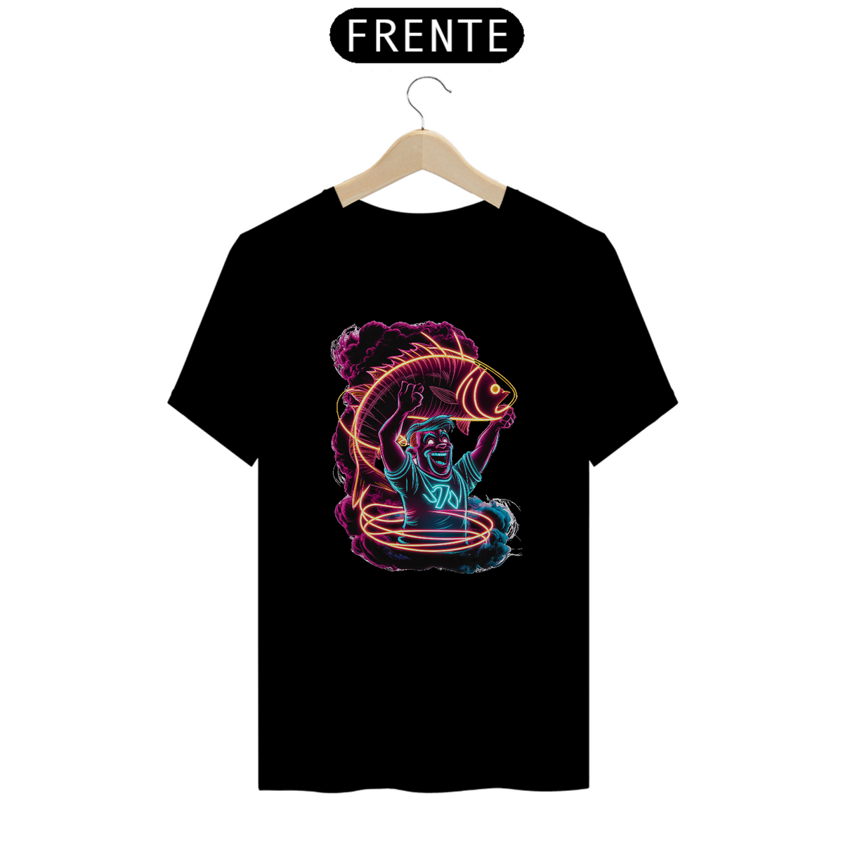 Nome do produto: Camiseta T-shirt Quality - Neon Fishing