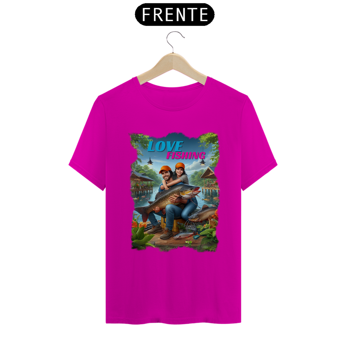 Nome do produto: Camiseta T-shirt Quality - Love Fishing