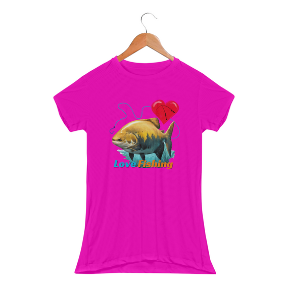 Camiseta Baby Long Sport Dry UV (Fem) - Love Fishing Tambaqui