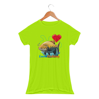 Nome do produtoCamiseta Baby Long Sport Dry UV (Fem) - Love Fishing Tambaqui