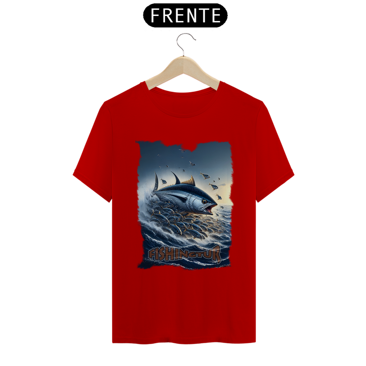 Nome do produto: Camiseta T-shirt Quality - Fishingtur Atum