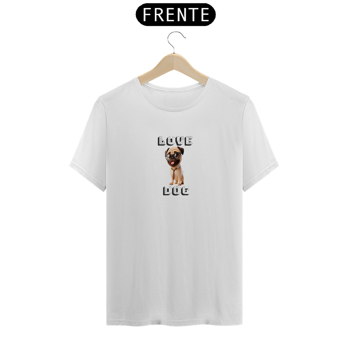 Nome do produto: Camiseta Love Dog