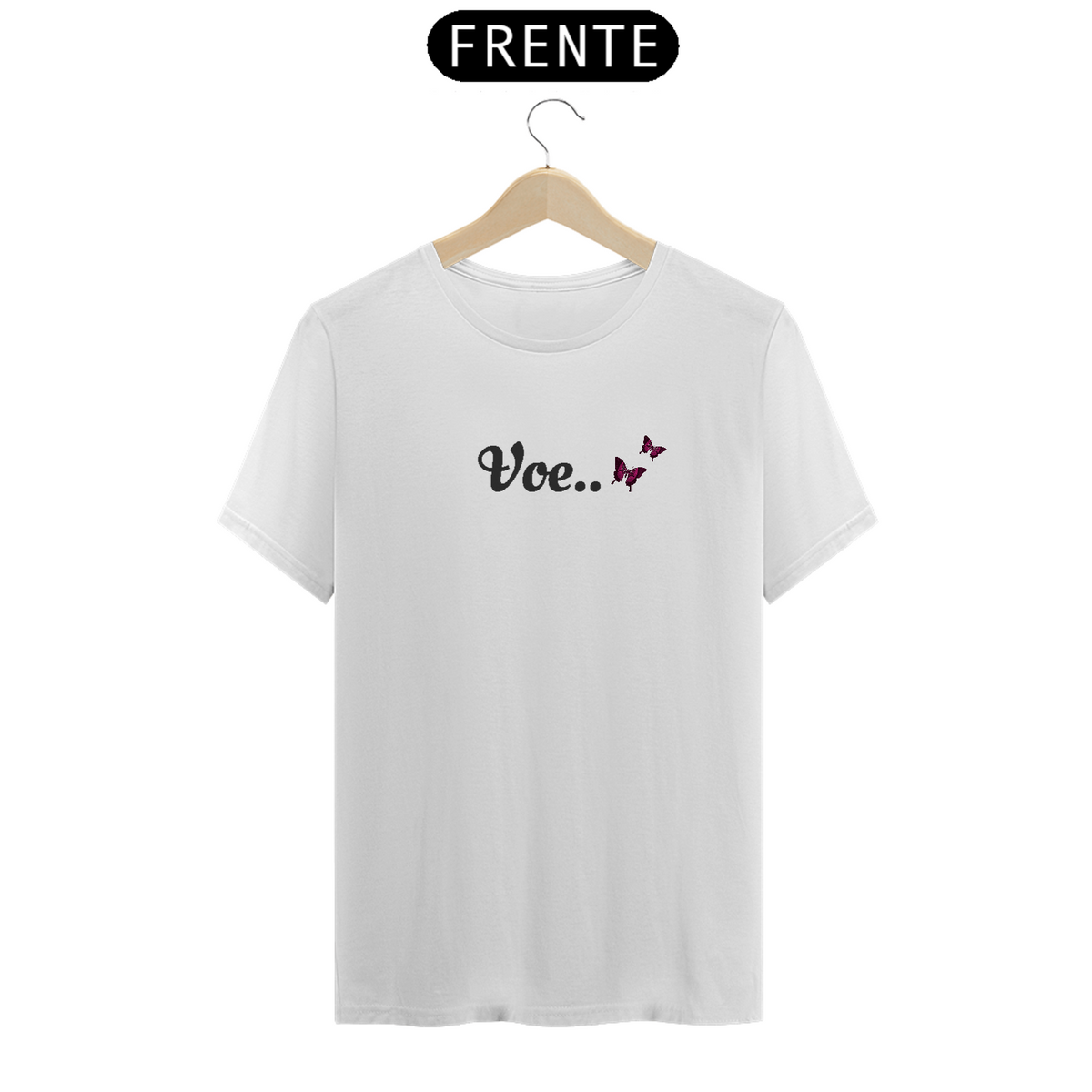 Nome do produto: Camiseta feminina Voe