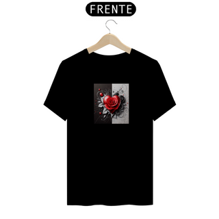 Nome do produtoCamiseta Coração em Flor