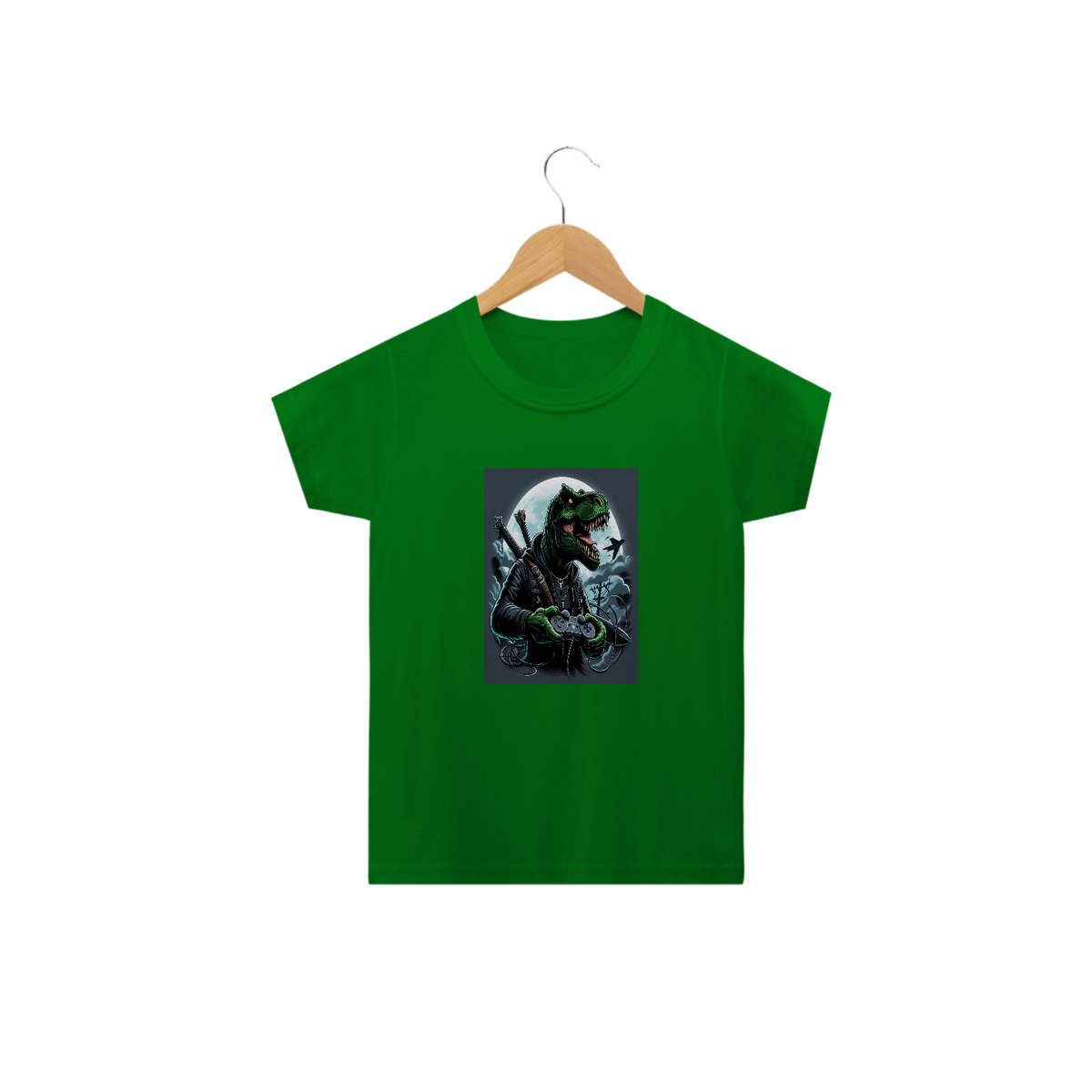 Nome do produto: Camiseta Infantil T - Rex Game