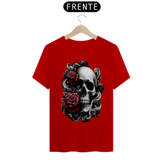 Nome do produtoCamiseta Caveira e Rosas