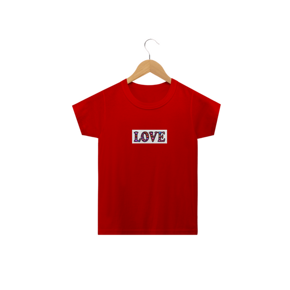 Camiseta Infantil Love